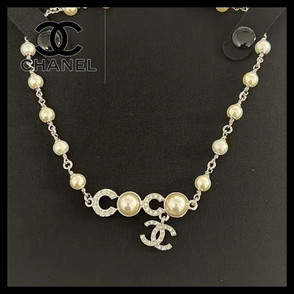 【パールが上品で素敵♪】CHANEL チョーカー ネックレス