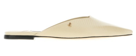 ◆正規品・新品◆Jimmy Choo Ivory Leather Vivi Slippers
