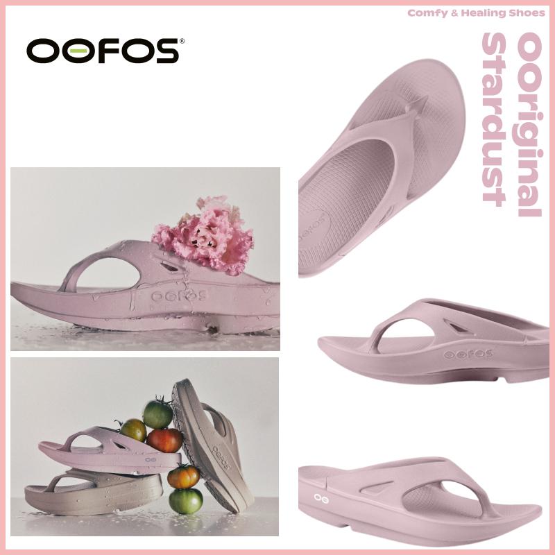 ★OOFOS★ STAR DUST PINK ウーフォス★OOriginal★サンダル