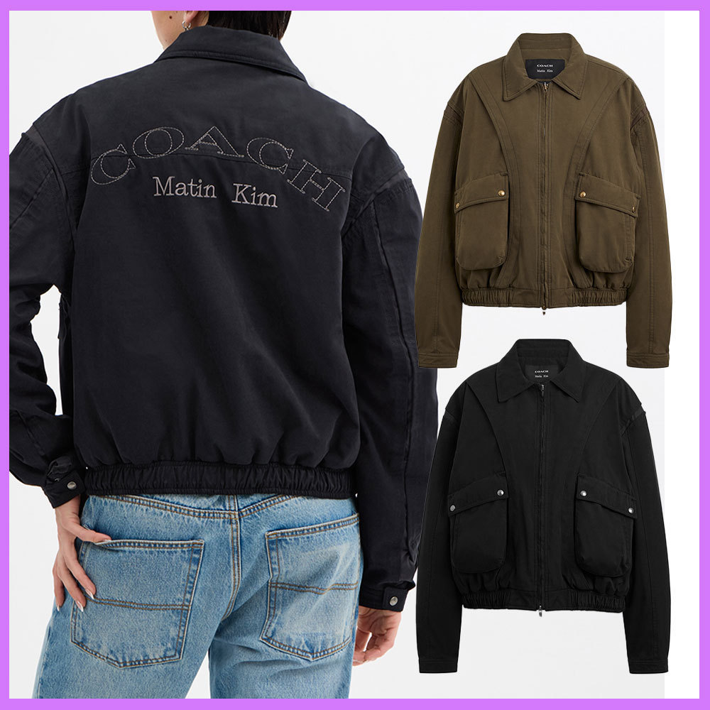限定☆Matin Kim X Coach☆カラーブロックボンバージャケット☆