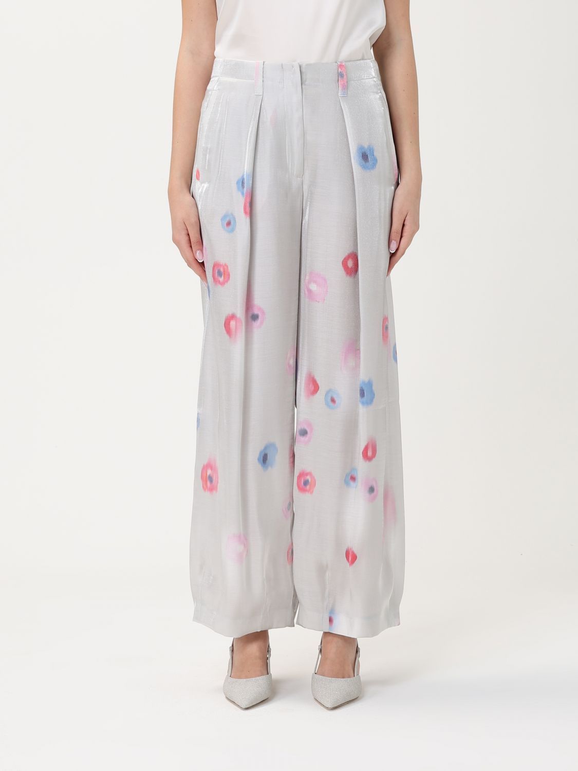 パンツ EMPORIO ARMANI Woman Pants Pearl EW003141 TE13520 P0005