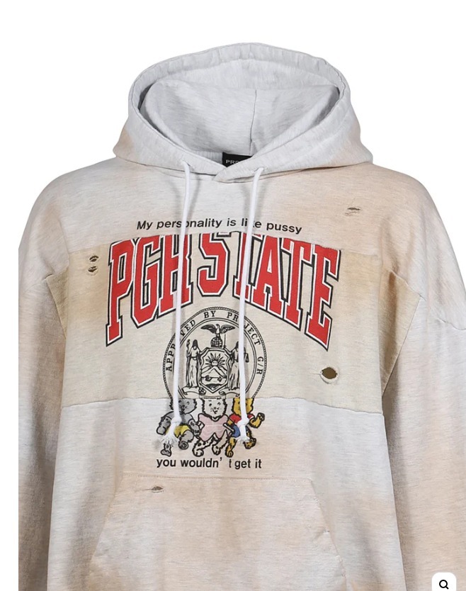 ★人気【Project G/R】Reworked Sport Hoodi.e★Dirty Melange★ PROJECT G/R REWORKED SPORT HOODIE / DIRTY MELANGE 在庫確認