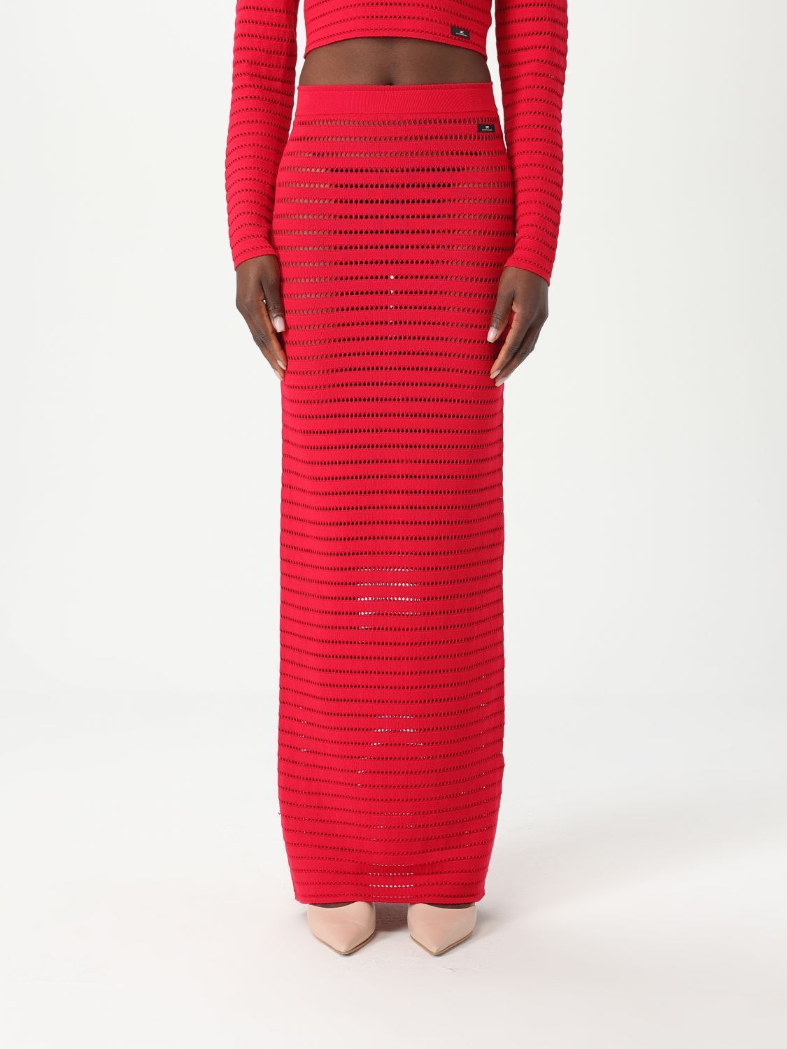 スカート ELISABETTA FRANCHI Woman Skirt Red GK12T CG5