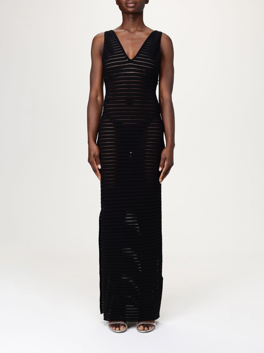 ワンピース ELISABETTA FRANCHI Woman Dress Black AM67T 110