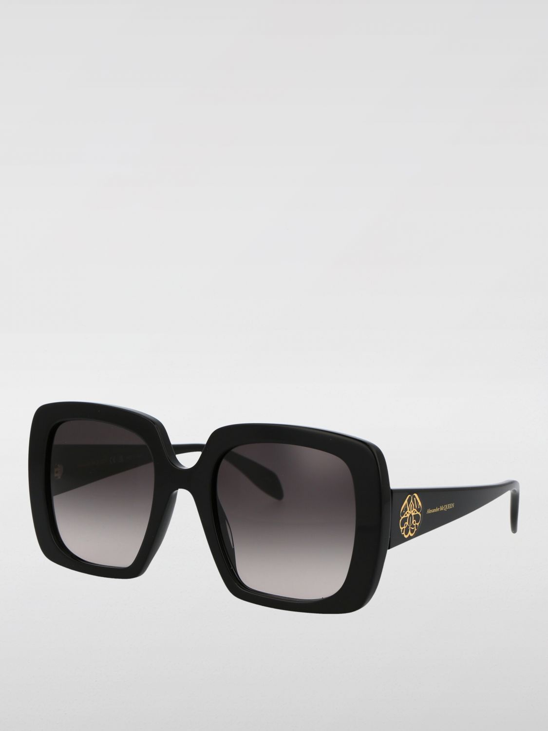サングラス ALEXANDER MCQUEEN Woman Sunglasses Black AM0378S 001