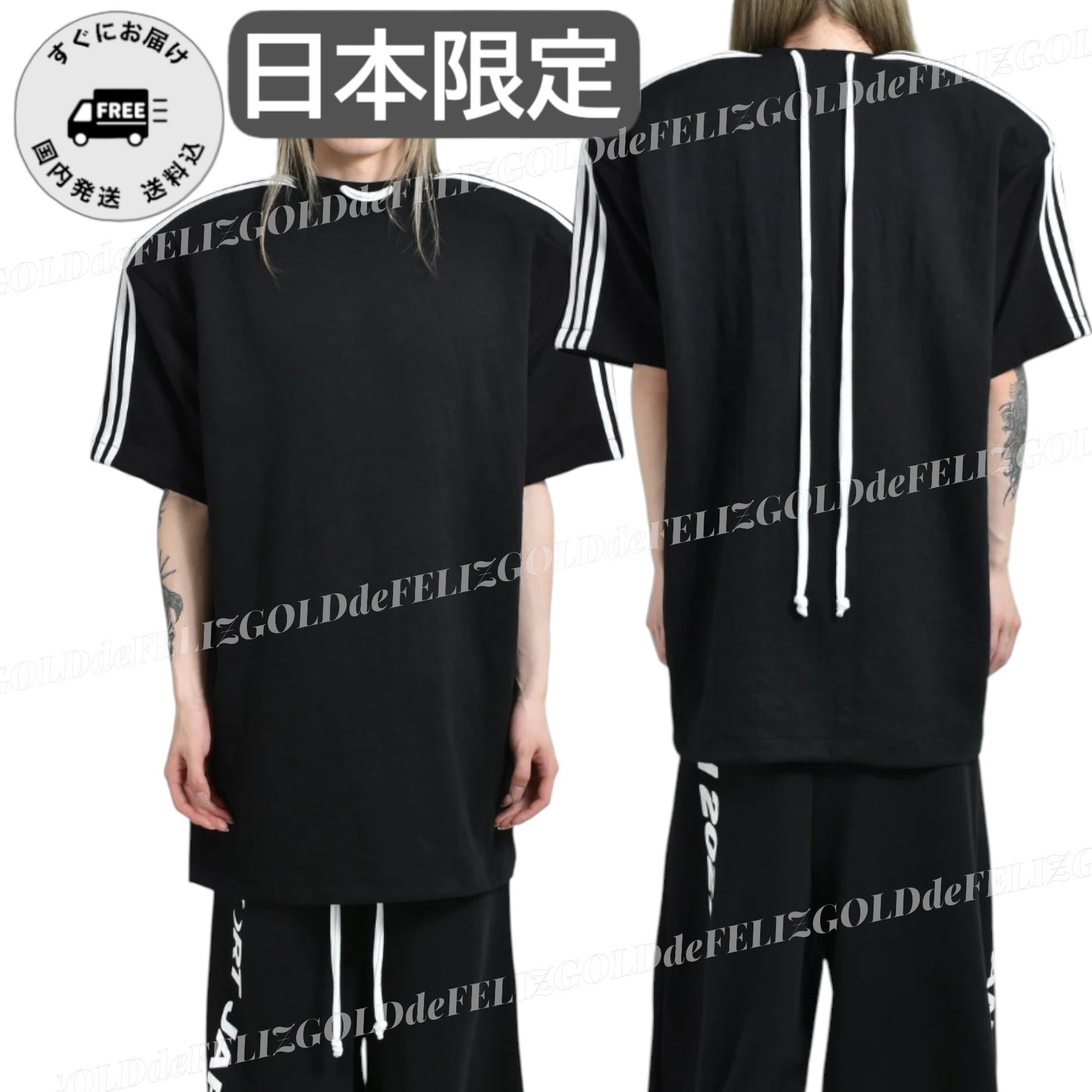 日本限定 希少 YORI SPORT 5STRIPE PADDED Tシャツ