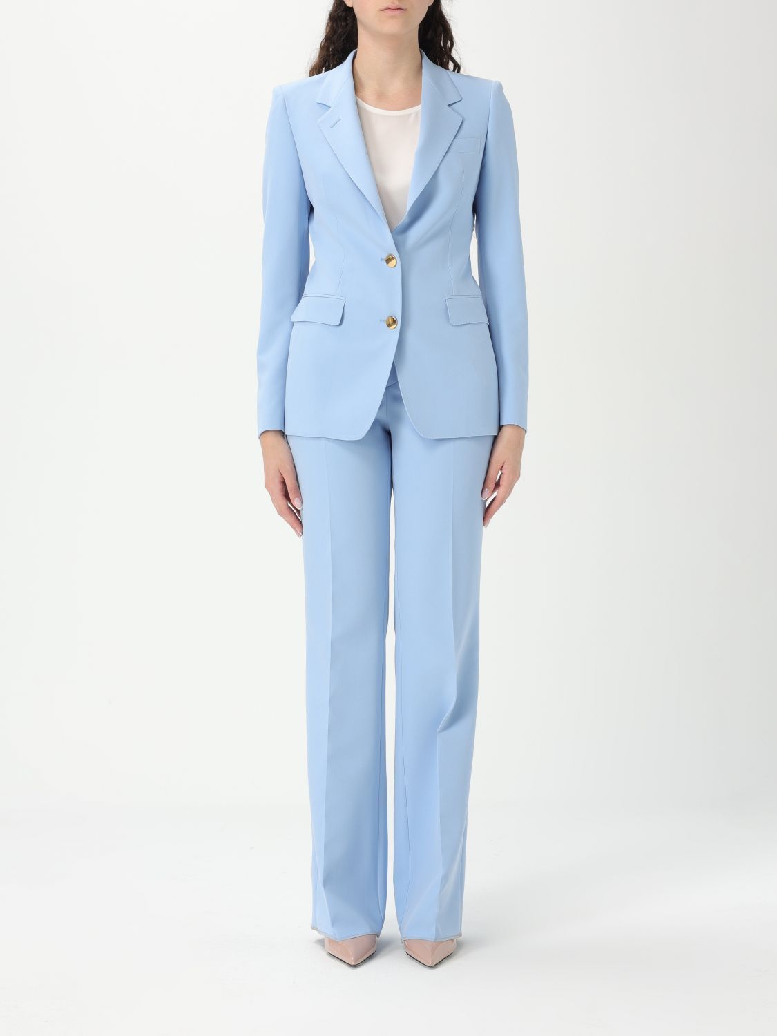アウターその他 TAGLIATORE Woman Blazer Blue TPARIGI12BAD600001J 1137