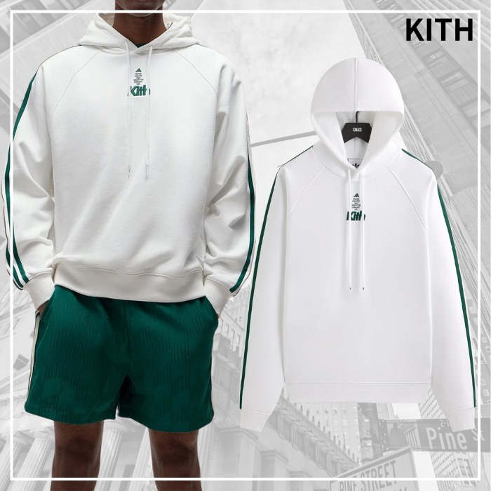 コラボ《KITH NYC×adidas》フットボールフーディー コットン