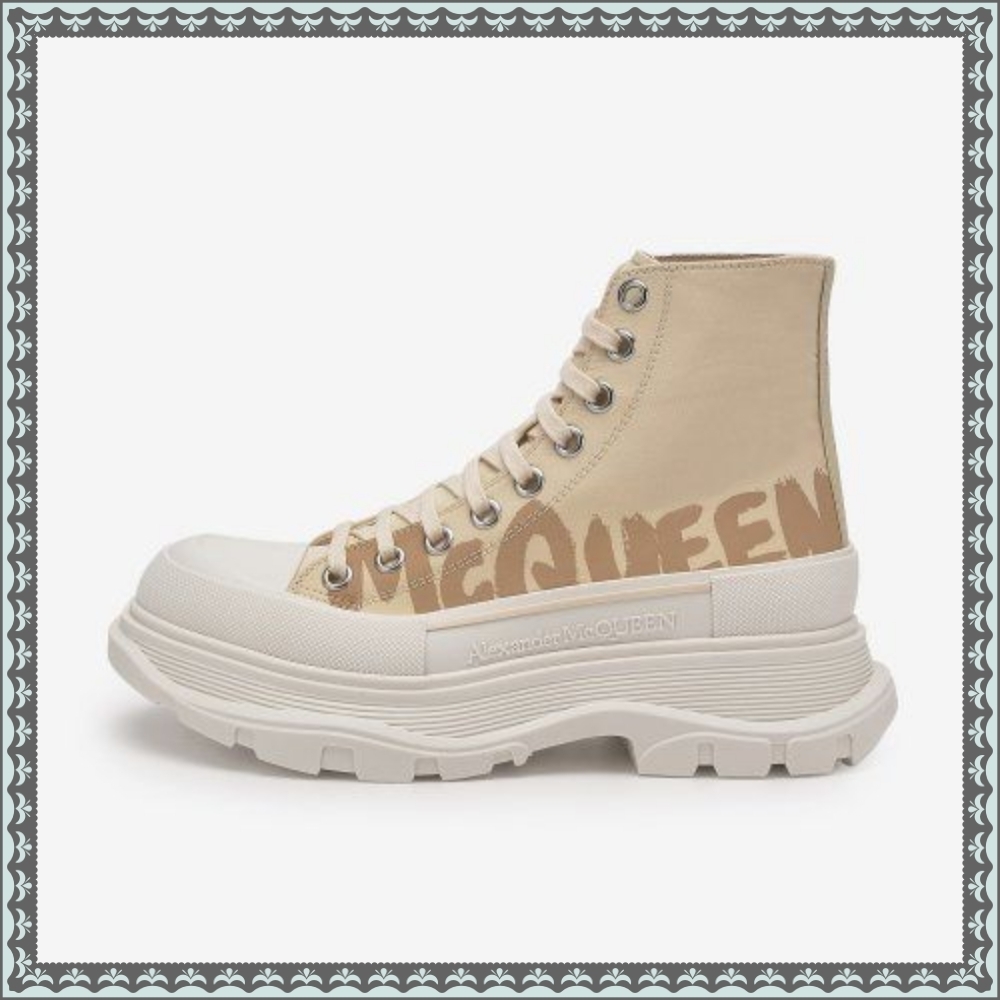 ★alexander mcqueen★ Tread Slick Sneakers Beige 708752W4RQ2