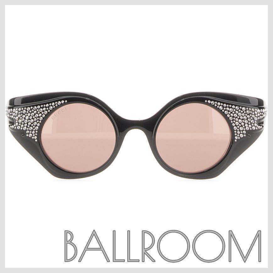 サングラス GUCCI CAT-EYE SUNGLASSES WITH CRYSTALL