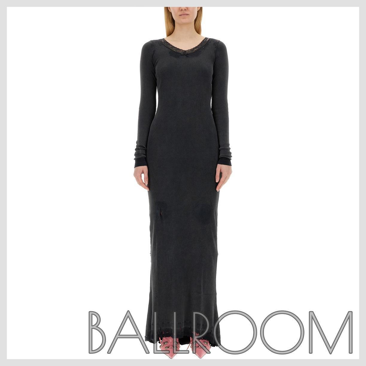 ワンピース BALENCIAGA LONG COTTON DRESS