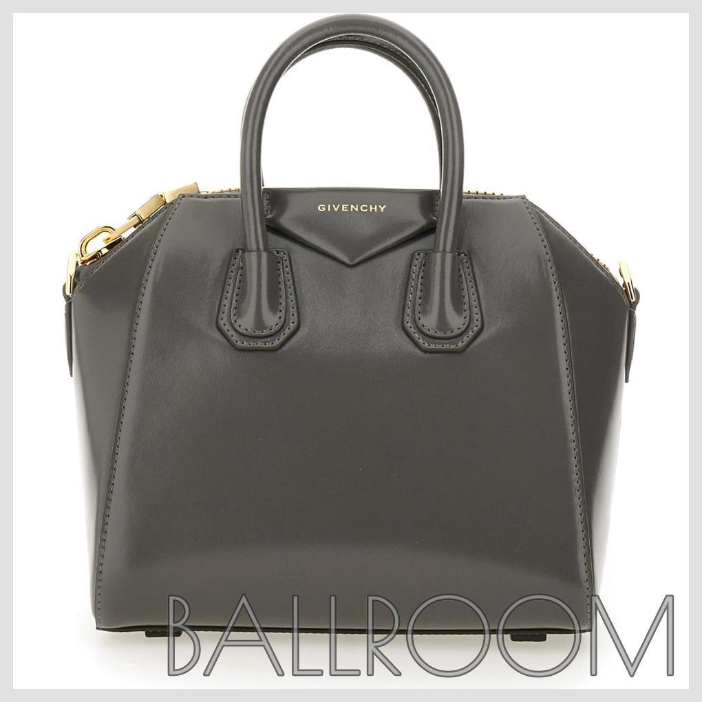 ハンドバッグ GIVENCHY BOX MINI LEATHER ANTIGONA BAG