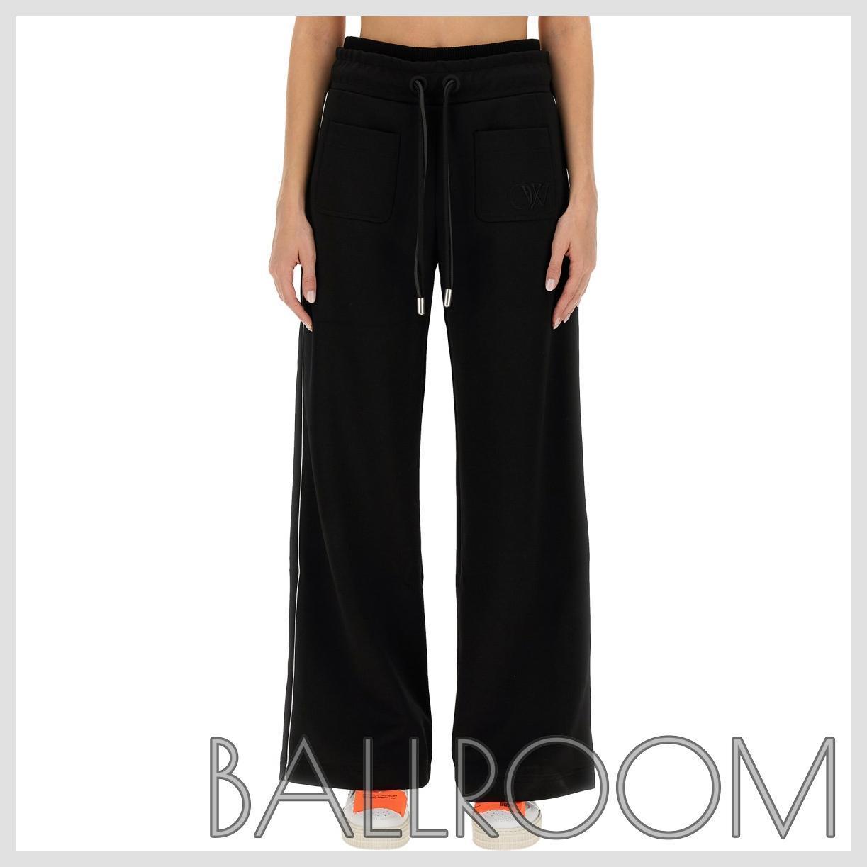 パンツ OFF-WHITE LOOSE FIT PANTS IN TECHNICAL FABRIC