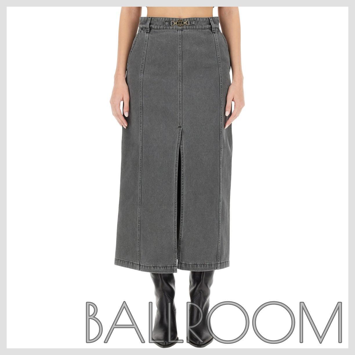 スカート PATOU MIDI SKIRT WITH SLIT