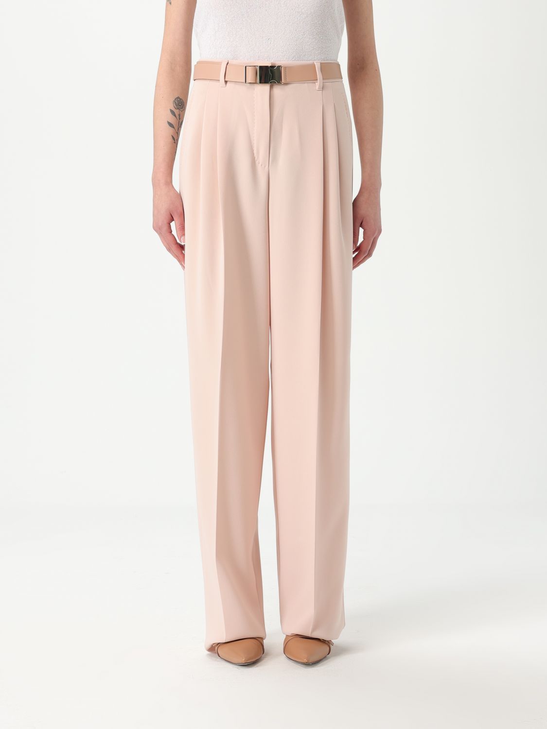パンツ MAX MARA STUDIO Woman Pants Pink 2516131011600 052