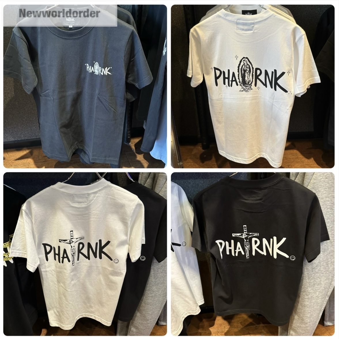 【マリア&キリスト】PHATRNKファットランク グラフィックTシャツ