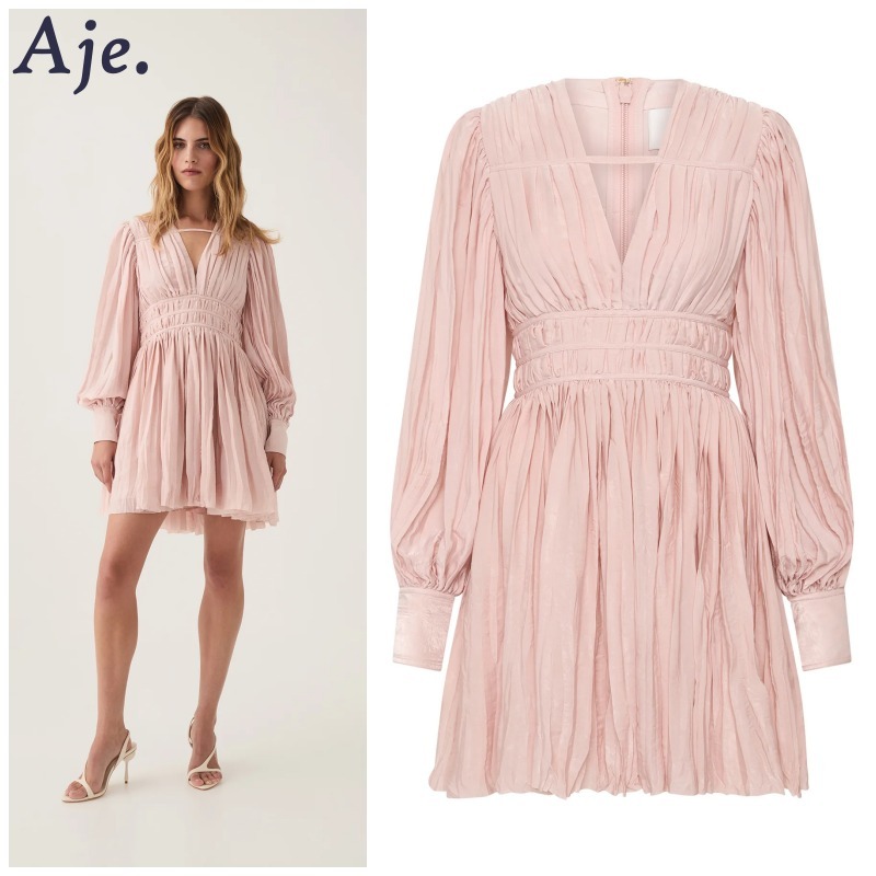 【Aje.】Catalyst Pleated Mini Dress