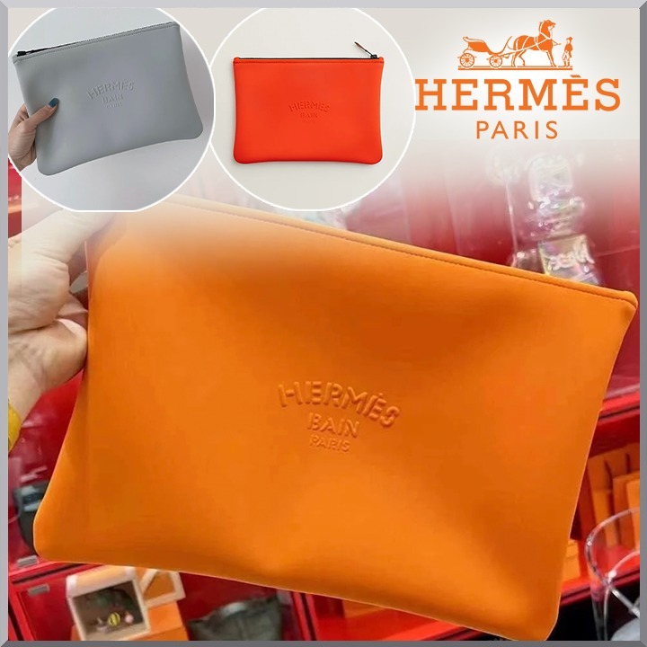 《旅行にも♪》HERMES ネオバン マイヨン マリン MM ポーチ