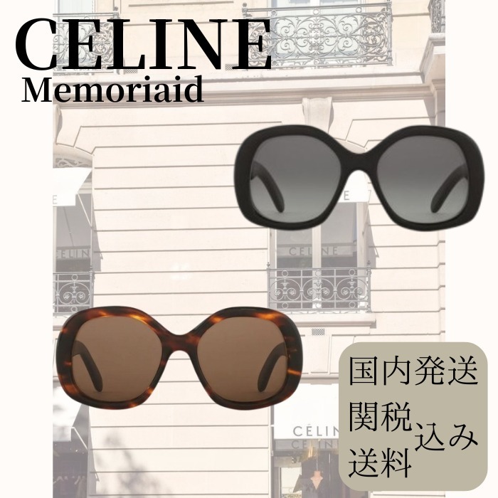 【カラー2色あり♪】CELINE ROUND S163 SUNGLASSES IN ACETATE