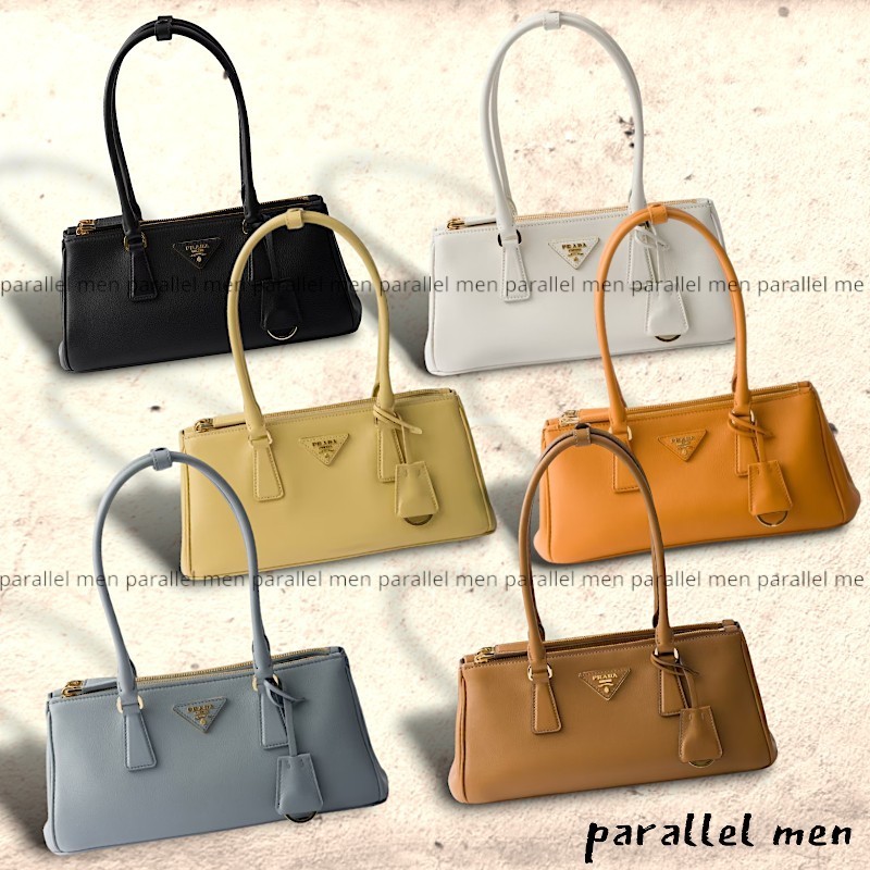【PRADA】ガレリア ミディアム レザー ショルダーバッグ