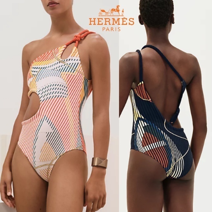 究極のお洒落リゾートスタイル【HERMES】水着 Edwina