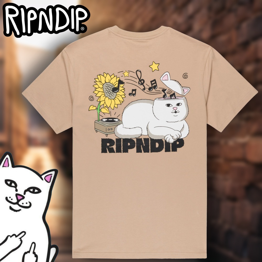 ■送料関税込み■【RipnDip】No Music No Life Tシャツ