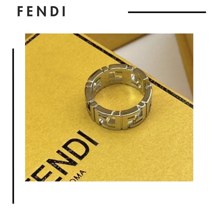 FENDI フェンディ●完売必至●目黒蓮着用 FFリング シルバー