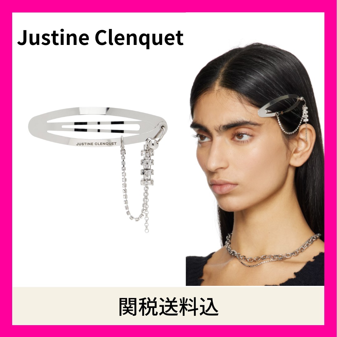 【Justine Clenquet】関税送料込★Chloe ヘアピン シルバー