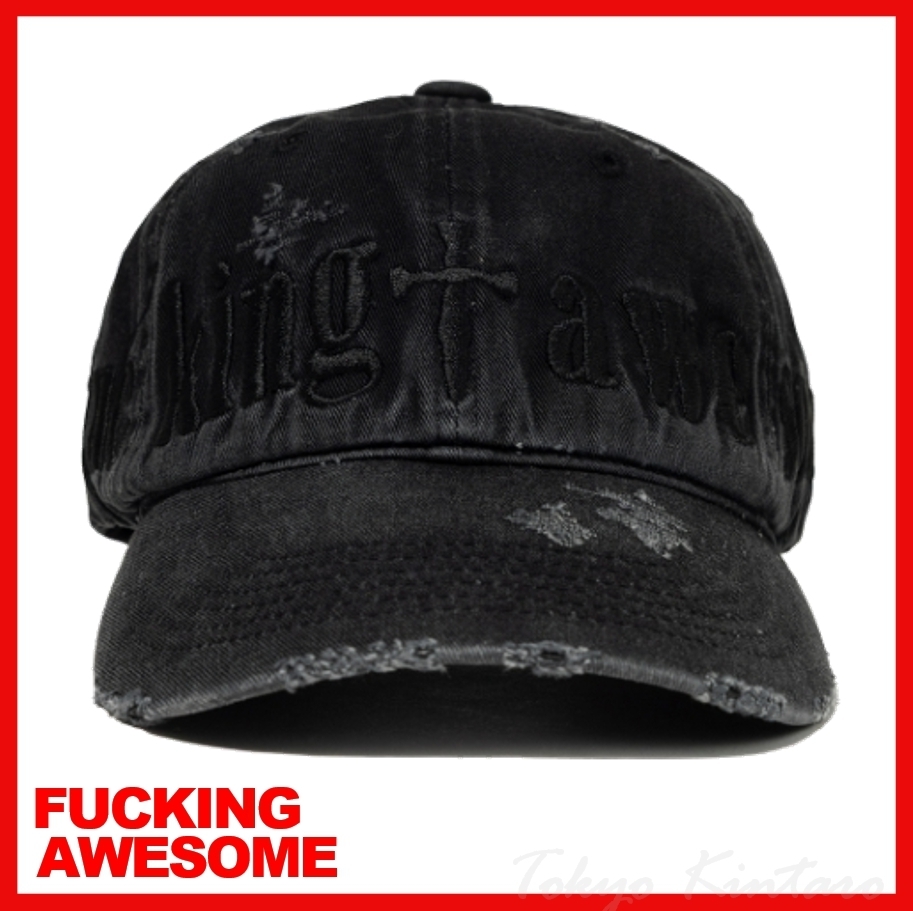 [FUCKING AWESOME] ORIGIN LOGO DISTRESSED HAT ★大人気★