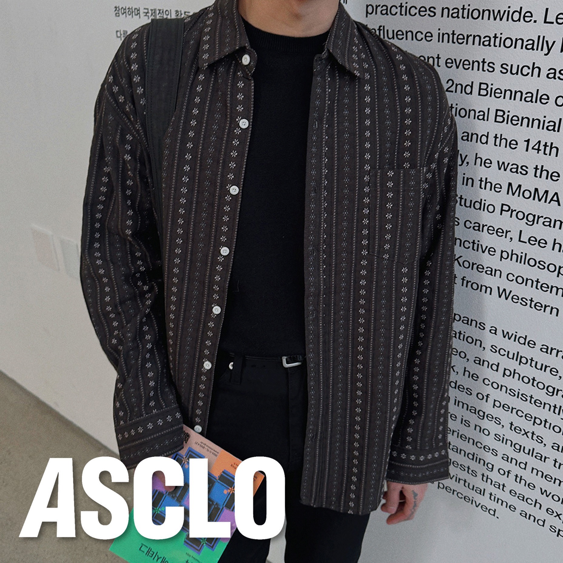 シャツ ASCLO Arabesque Troy Shirt (2color)