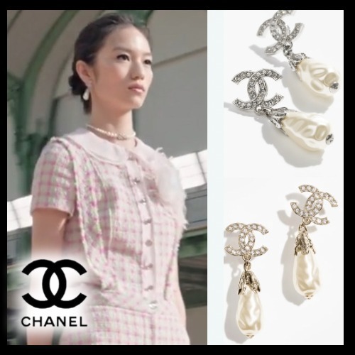 煌めくパール☆上品な輝き【CHANEL】ピアス