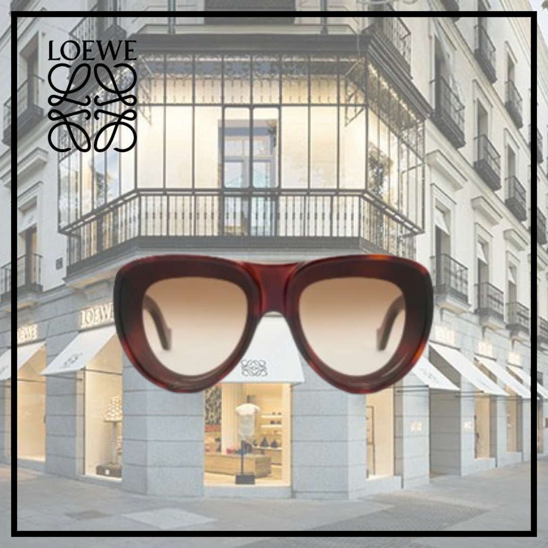 【LOEWE】フロントレンズ アビエイター サングラス★ハバナ