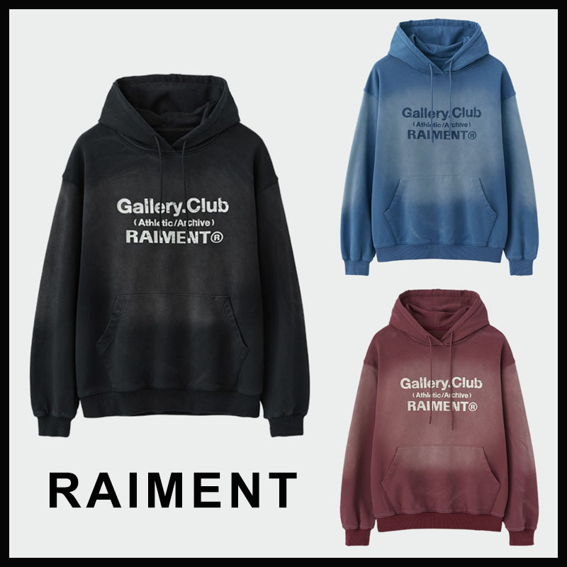★RAIMENT★VINTAGE WASHED GALLERY CLUB HOODIE