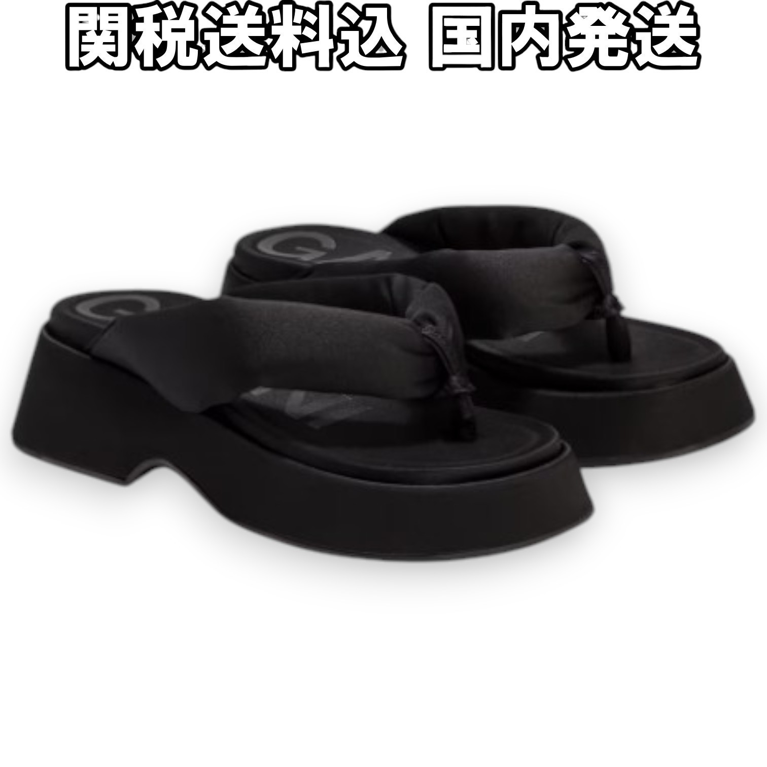関税送料込【Ganni】ガニー パデッド ソング サンダル