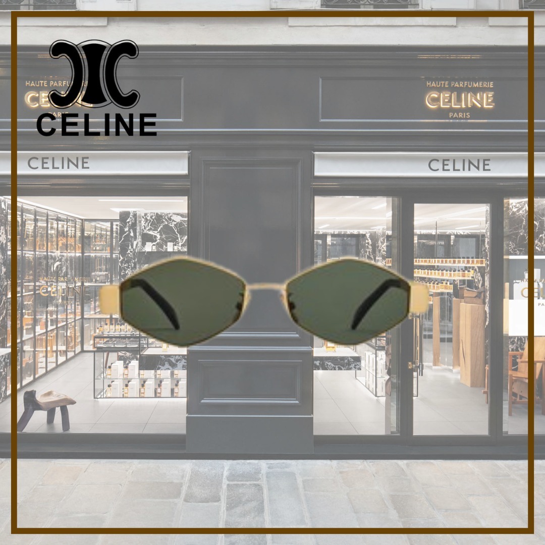 【CELINE】トリオンフ メタル 02 サングラス★ゴールド