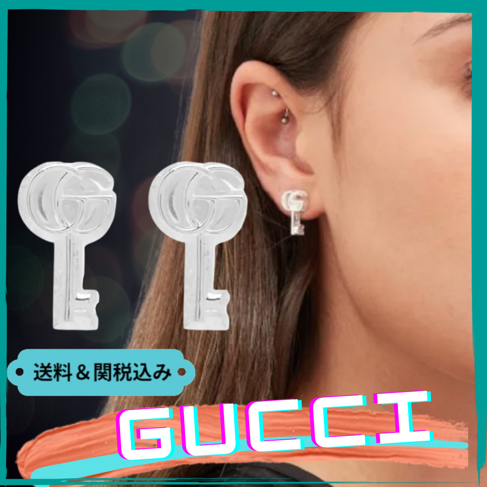 【GUCCI】 GGマーモント キーピアス