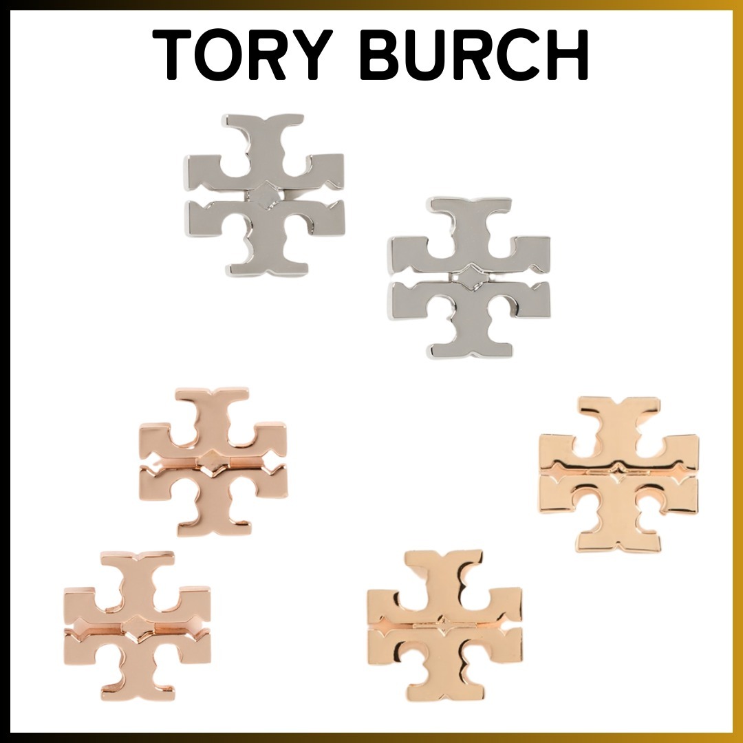 TORY BURCH ： ピアス LOGO STUD