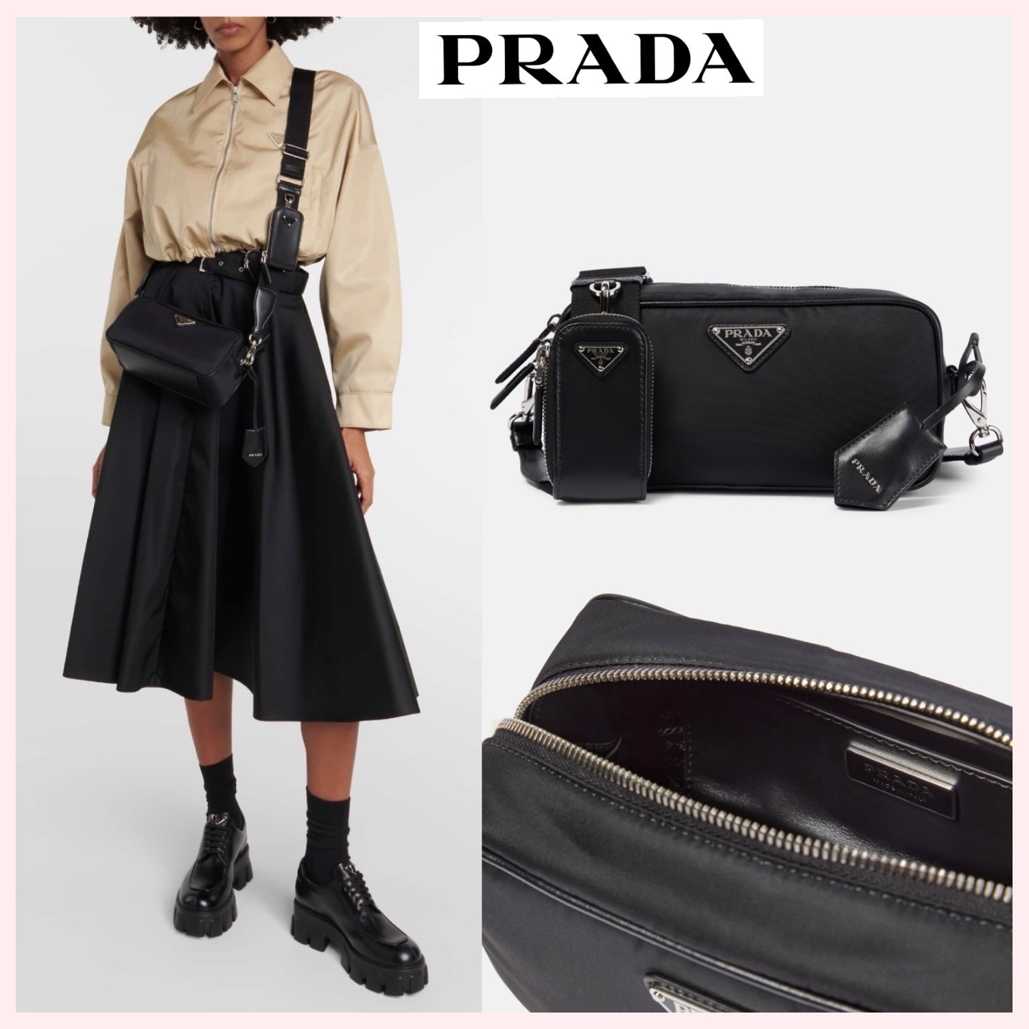★PRADA★関税込♪日本未入荷♪Re-Nylonショルダーバッグ