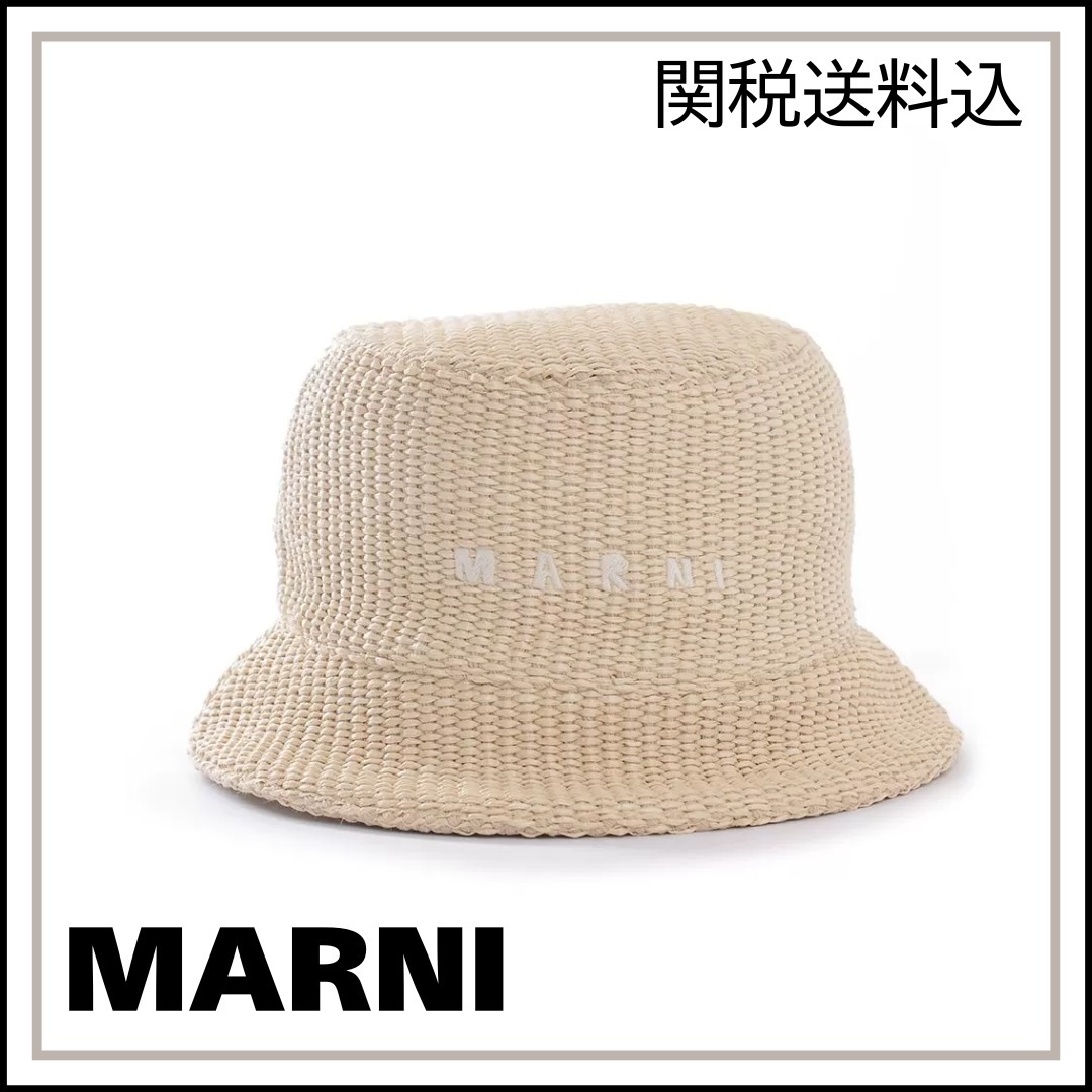 【関税送料込み】MARNI ラフィアバケットハット