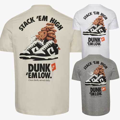 Nike★ダンクスニーカーバックプリント レアTシャツ