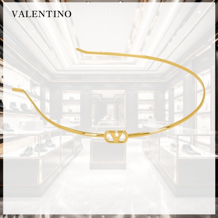 【VALENTINO 】Vロゴ ヘアバンド カチューシャ