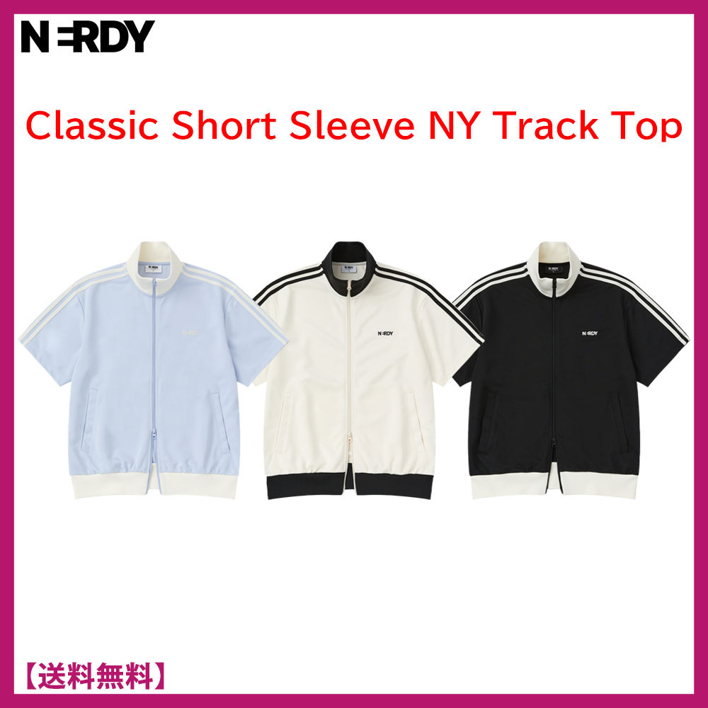 [25SS新]★NERDY★Classic Short Sleeve NY Track TOP★トップス
