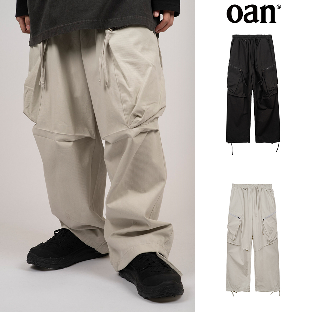 【oan】Huey Zipper Balloon Cargo Pants