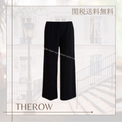 ［25ss新作］The Row ジャージー Bariem パンツ 6924K512BLK