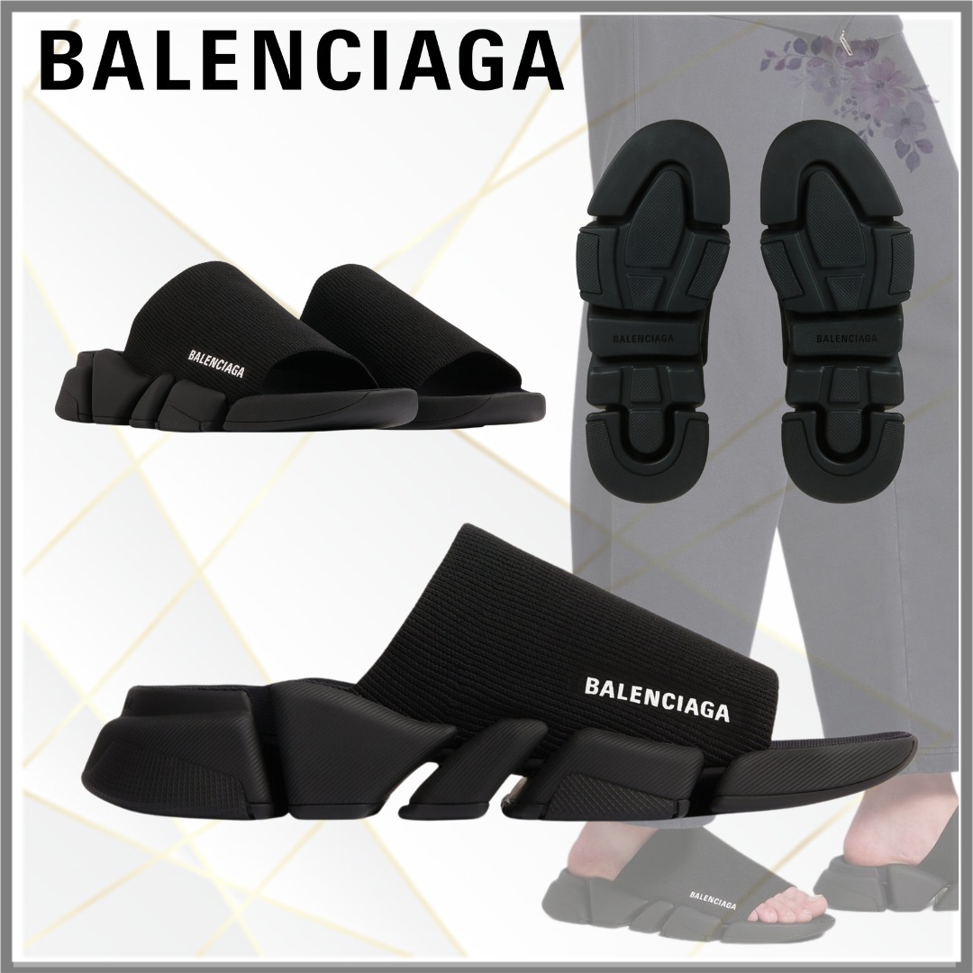 【BALENCIAGA】スピード 2.0リサイクルメッシュスライドサンダル