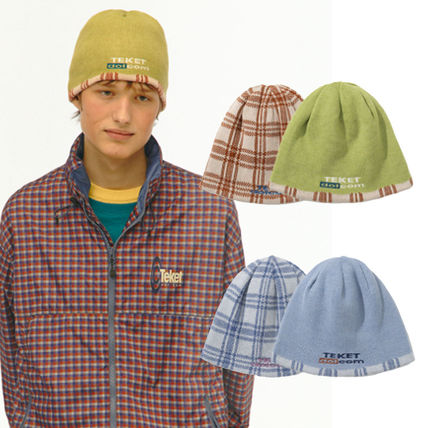 キャップ teket Signature Beanie 5MM504 Signature Beanie Black - teket