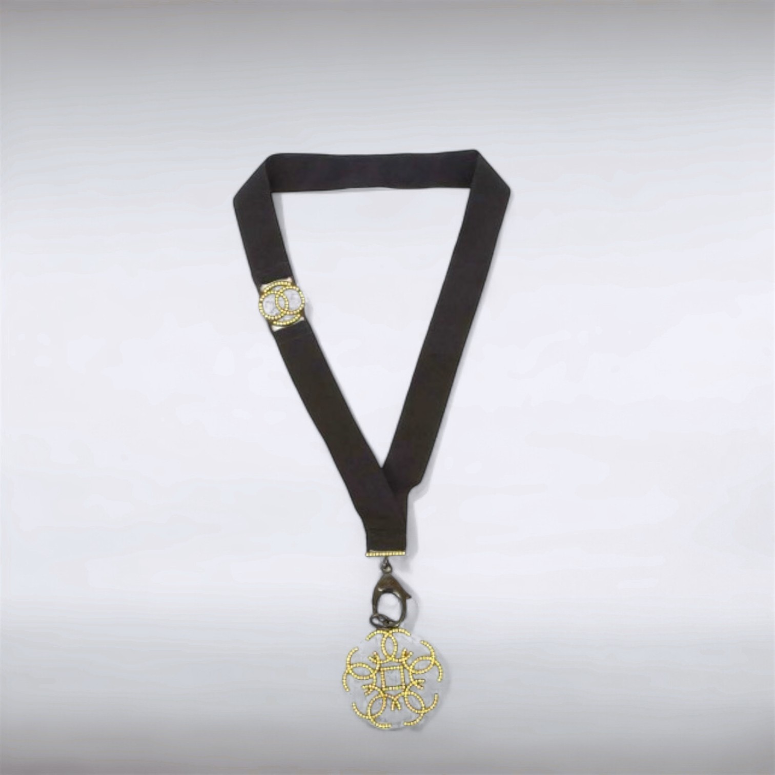 Chanelシャネル★NECKLACE★リボン ネックレス【ランク：A】