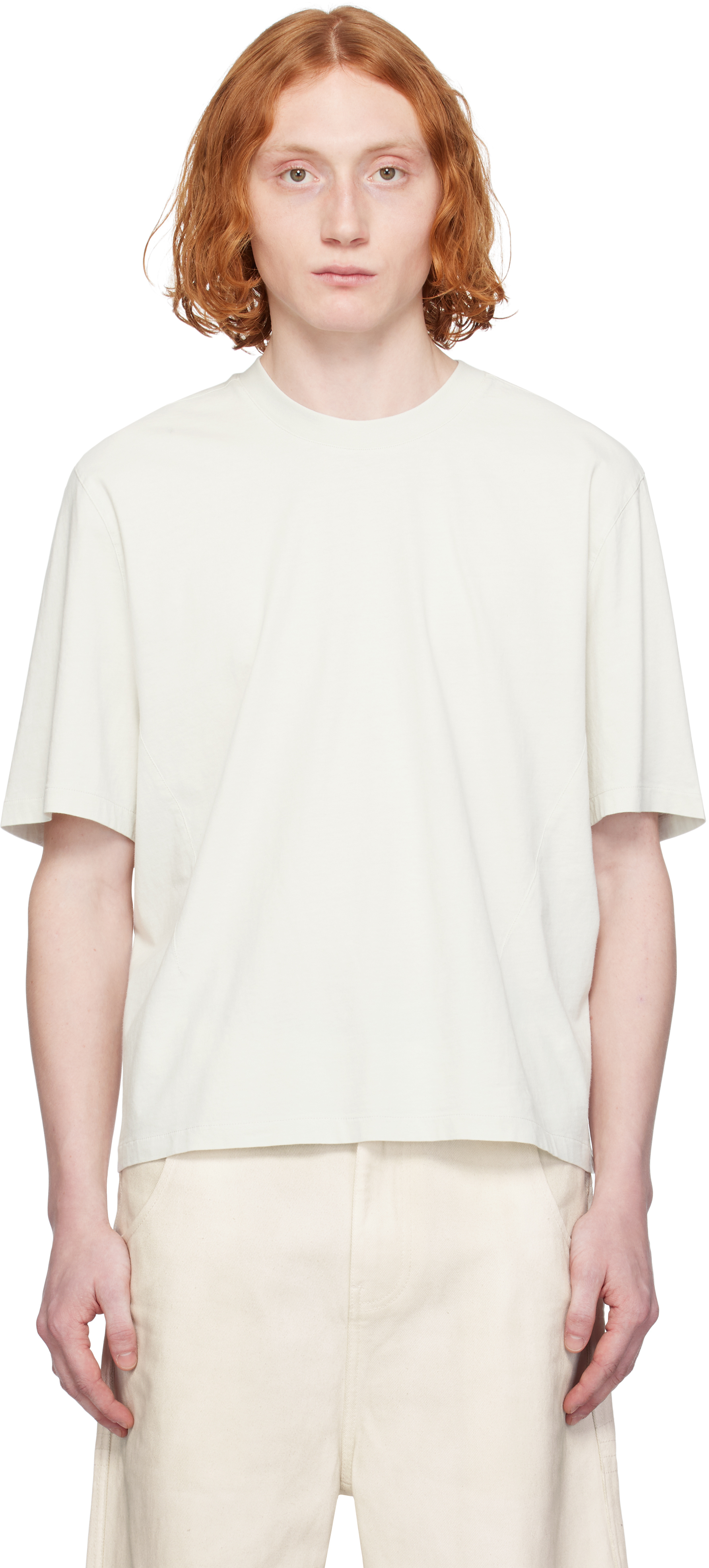 【関税込み】Entire Studios オフホワイト ダーツ Tシャツ