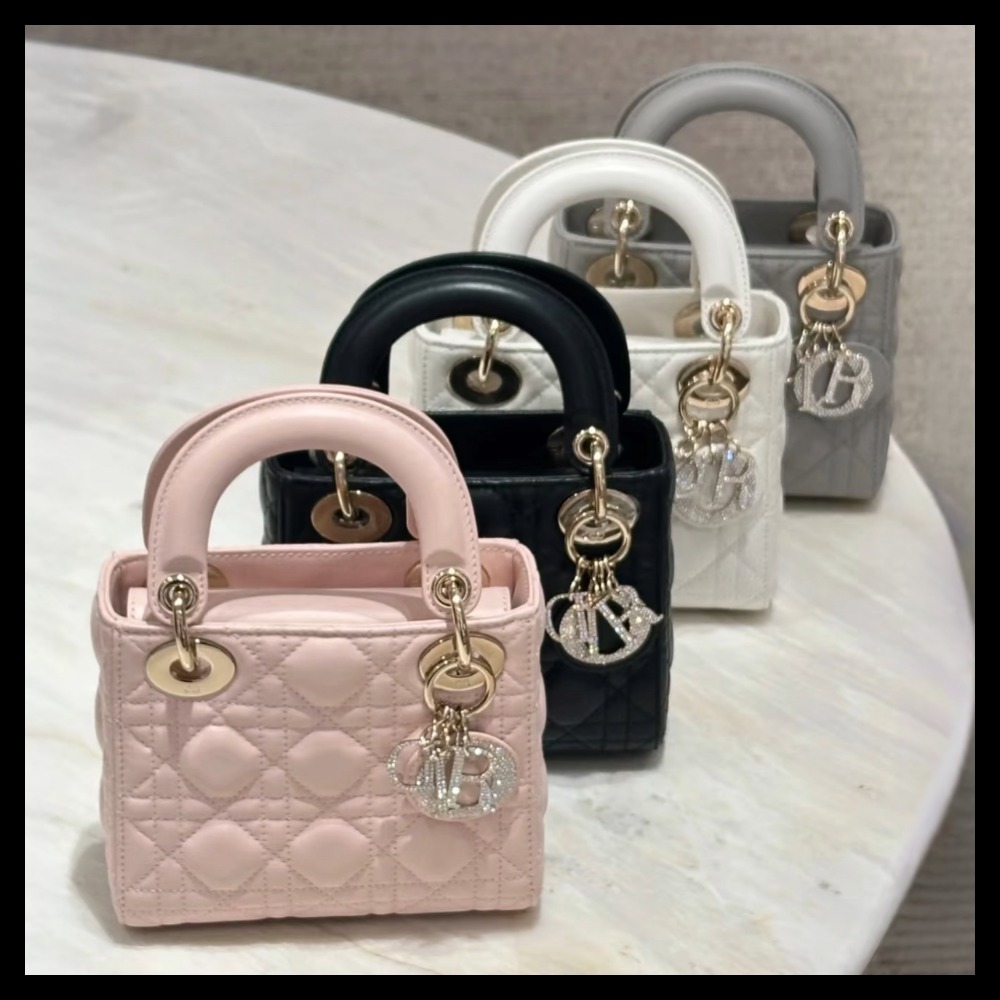 【チャームが可愛い♪特別感】Dior★Lady Dior バッグ ミニ