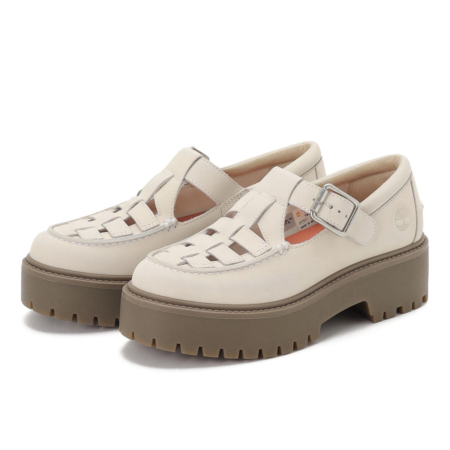 国内配送 Timberland W's STONE STREET BUCKLE NATURAL NUBUCK